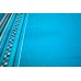 Голубой бифлекс с геометрическим принтом, отрез 140х100 см - фото № 2