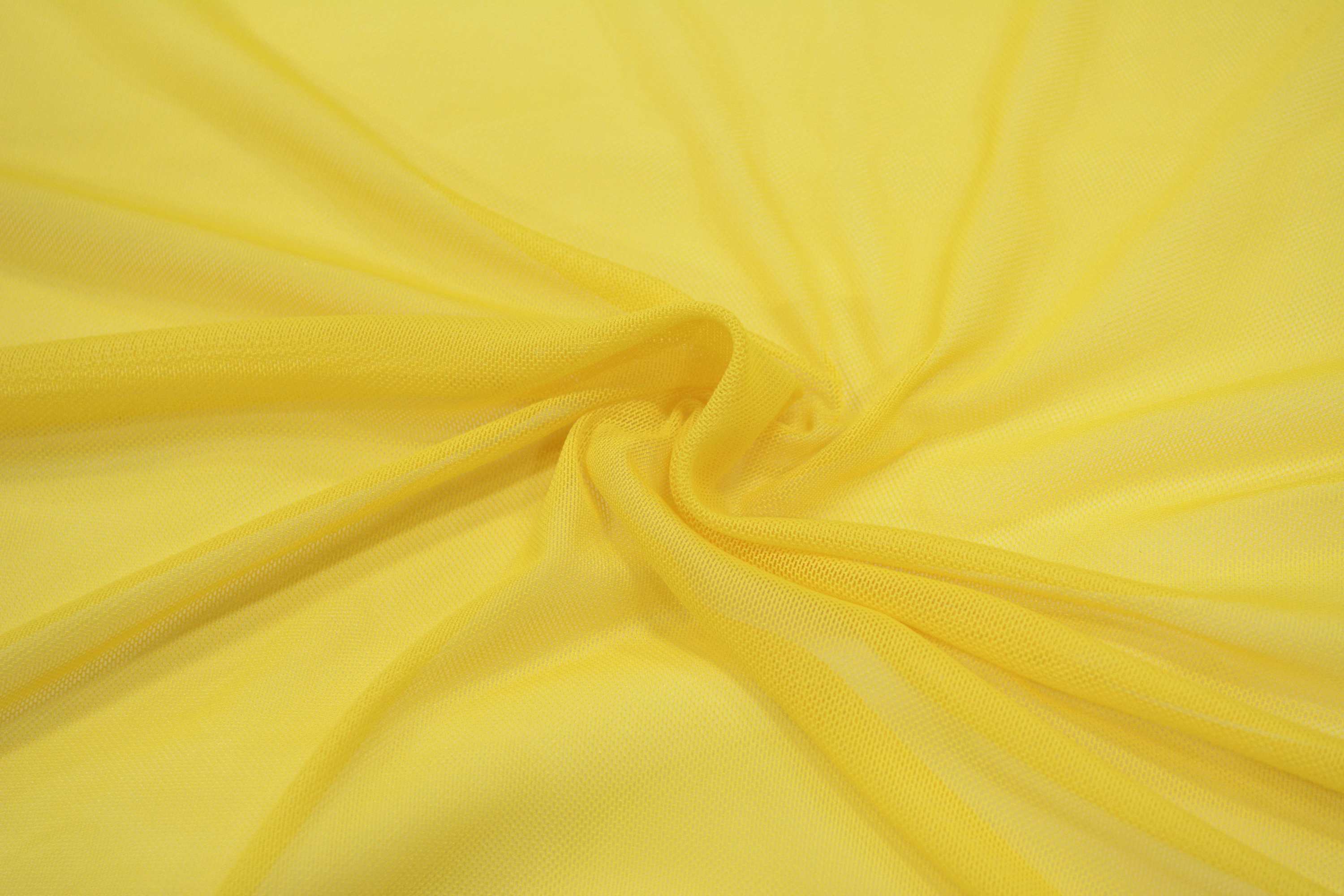 Трикотажная сетка цвет желтый C24-283
